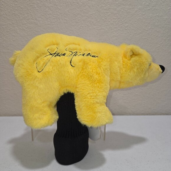 Golf Club Driver Head Cover Jack Nicklaus Signature The Golden Bear Plush - Picture 1 of 11